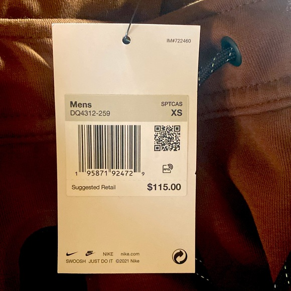 Nike Men’s XS Standard Fit Straight Leg Regular Length - Picture 3 of 4